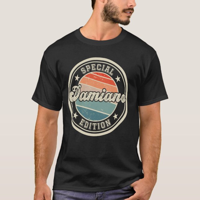 Damiano Speciell Edition som säger namn Da T Shirt (Framsida)