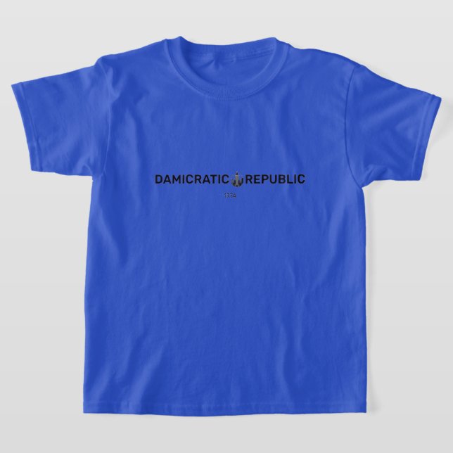 Damicratic children T-Shirt (Laydown)