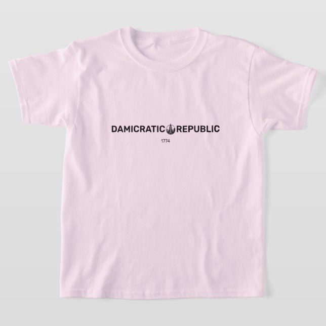 Damicratic children T-Shirt (Laydown)