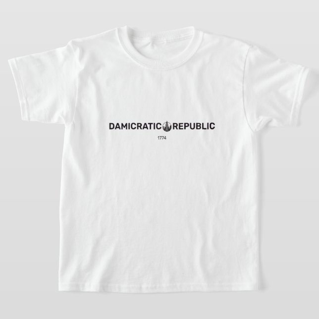 Damicratic children T-Shirt (Laydown)