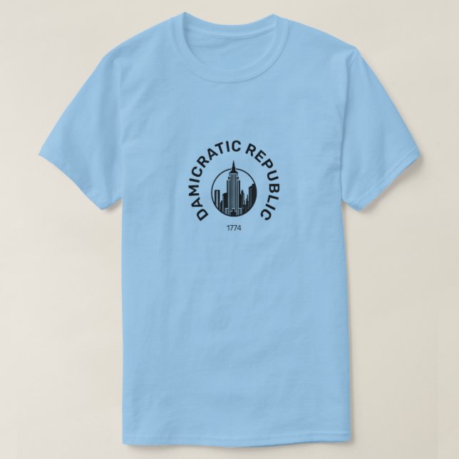 Damicratic t-shirt (Design framsida)