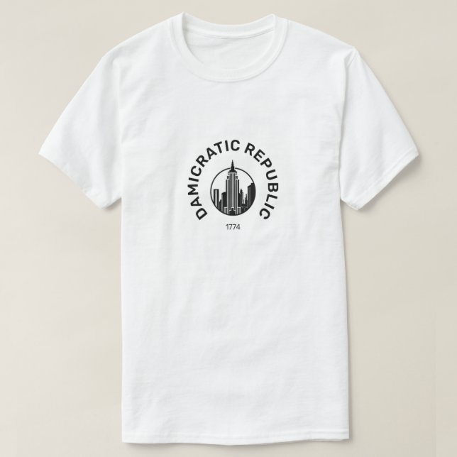 Damicratic t-shirt (Design framsida)