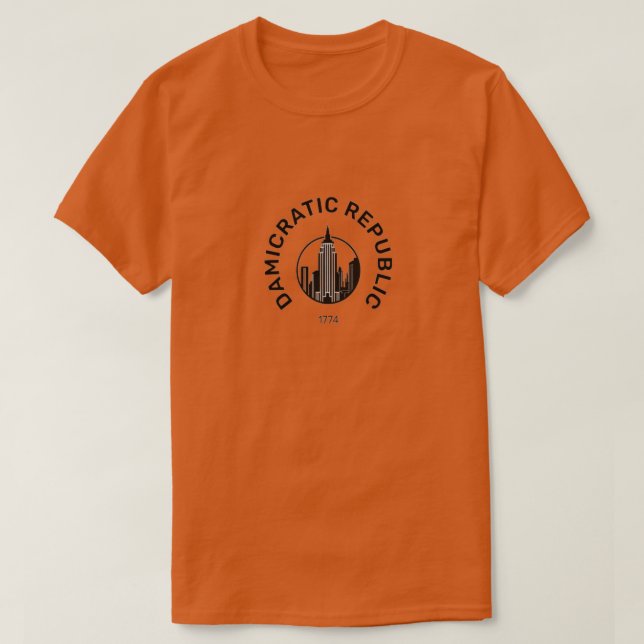 Damicratic t-shirt (Design framsida)