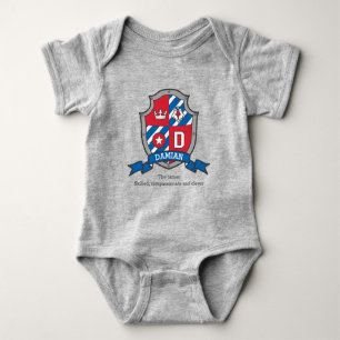Damien boys D namn betyder kniwsköld T Shirt