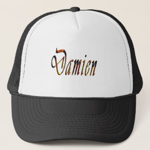 Damien Namn Logotyp Truckerkeps