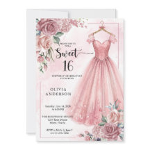 Damigrosa Sweet 16 Blommig Klänning