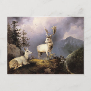 Damild, Friedrich Gauermann, 1833 Vykort