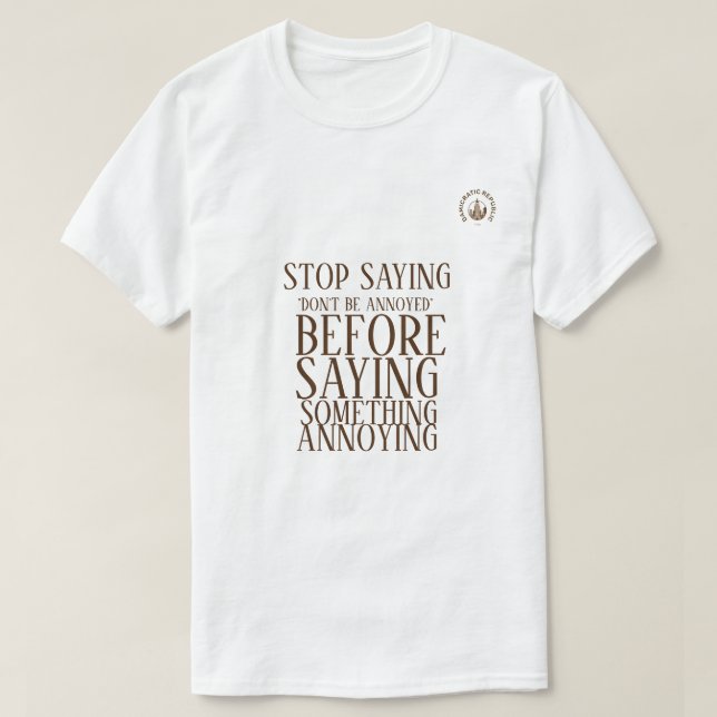 Damiskt t-shirt (Design framsida)