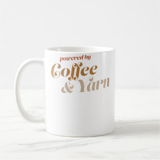 Damkaffe och garn Rolig stickning sömnad Quilt Kaffemugg