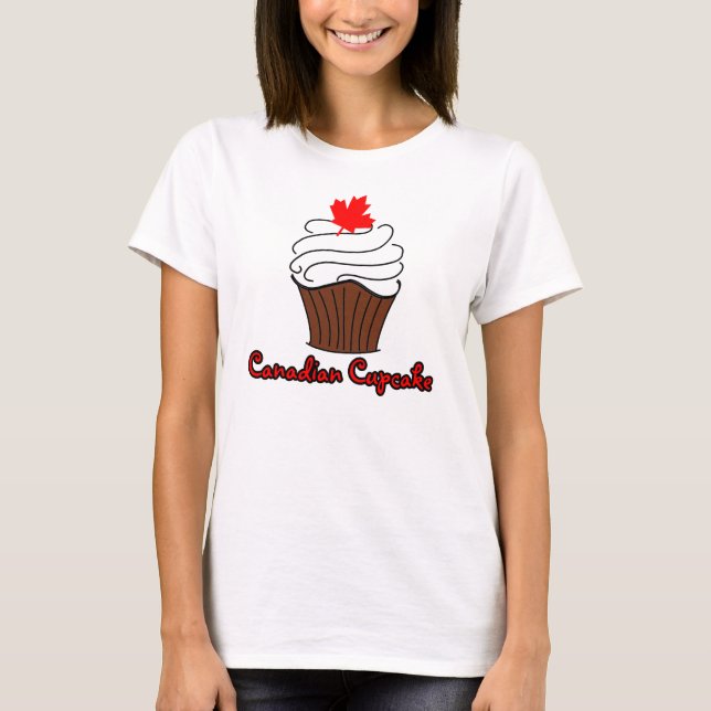 Damkanadensaremuffin T Shirt (Framsida)