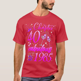 Damkapitel 40 Fantastisk Vintage Sedan 1985 40-års T Shirt