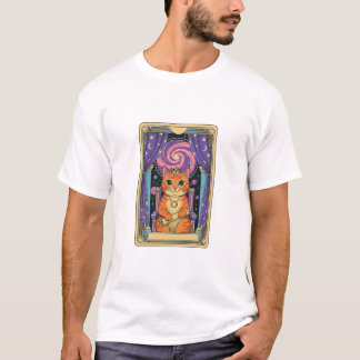 Damkatten Tarot, Mystisk katt, Drottningkatt, T Shirt