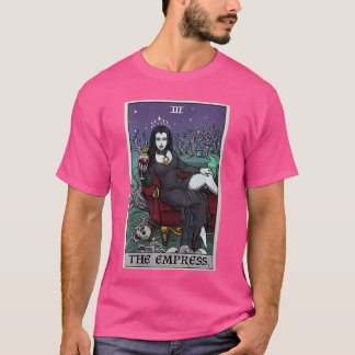 Damkejsarinnorot Kort Halloween Vampire Gotisk T Shirt
