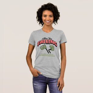 Damkläder Heather Grey "Falling Down" Surreal Tee