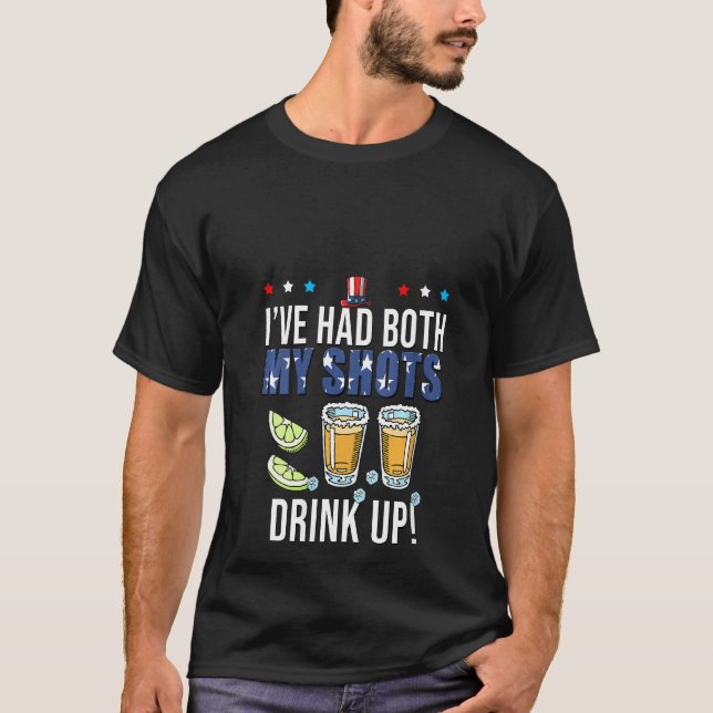 Damkläder Jag har fått båda mina doser Rolig Vacci T Shirt (Framsida)