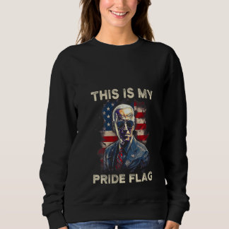 Damkläder This Is My Pride Flag USA Amerikansk 4 j T Shirt