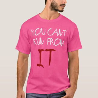 Damklänning Du kan inte fly från det Skräck VNeck T Shirt