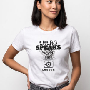 Damklänning Högtalare Energitalande Högtalarenergi T Shirt