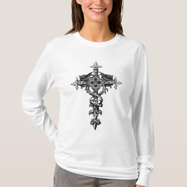 Damkor med vingar t shirt (Framsida)
