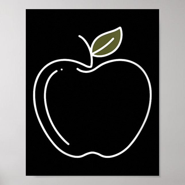 Damkostym - Föreställ dig att jag är ett äpple - H Poster (Framsidan)