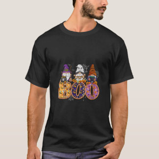 Damkul Funny Boo Häxa Spindlar Pumpa Glad Hallowee T Shirt