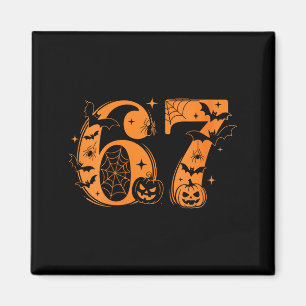 Damkul Sex Sju 6 7 Meme Design Par Halloween Magnet
