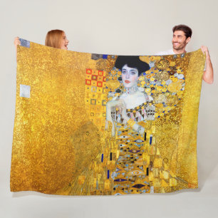 Damkvinnan i guld, Gustav Klimt fläsmössa filtar