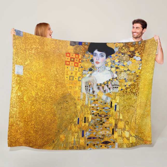 Damkvinnan i guld, Gustav Klimt fläsmössa filtar (På plats)
