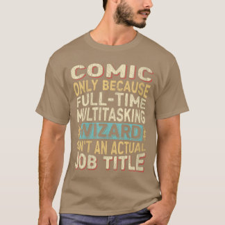 Damkvinnors trollkarl Jobitle Citat Roligt Seriete T Shirt
