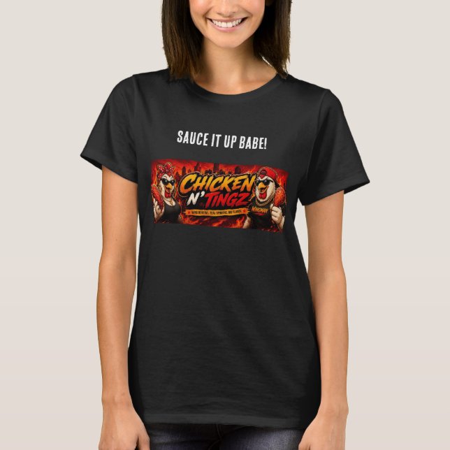 damkyckling N' tingz T Shirt (Framsida)