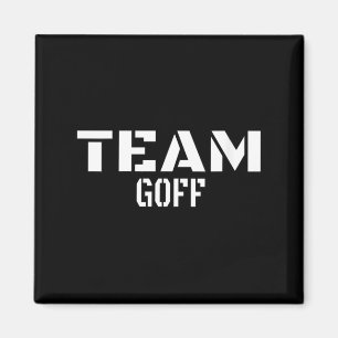 Damlag goff unika matchande familj magnet