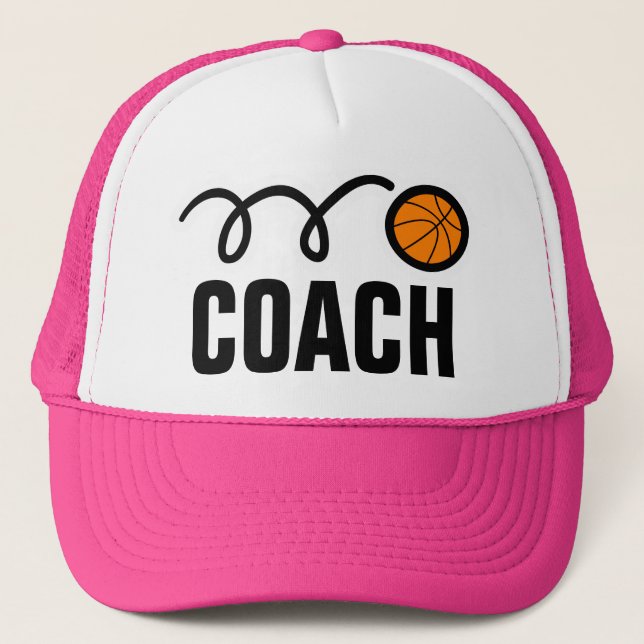 Damlandslagets baskettränares hatt / mössa keps (Framsida)