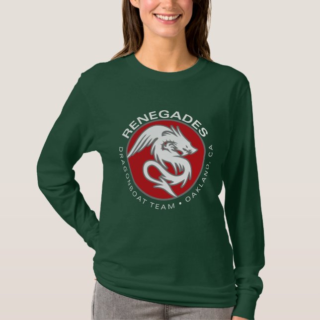 damlångärmaddrake tröja (Framsida)