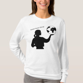 Damlångärmadt-skjorta Tee Shirt