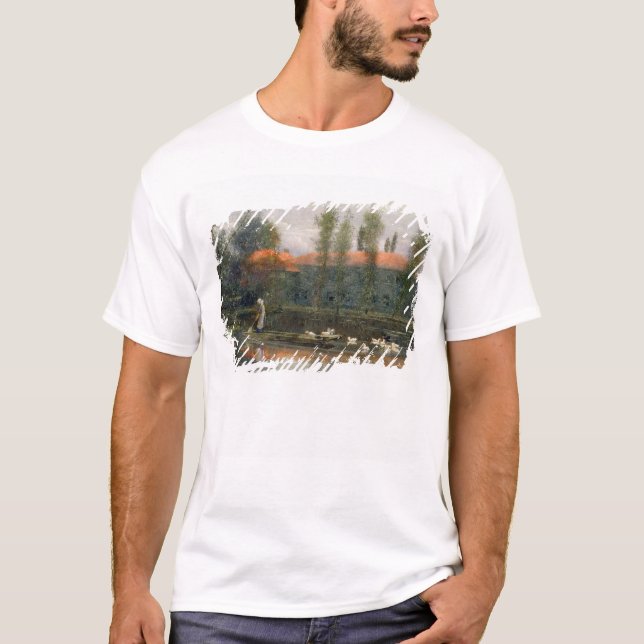 Damm av William Morris fungerar på den Merton T-shirt (Framsida)