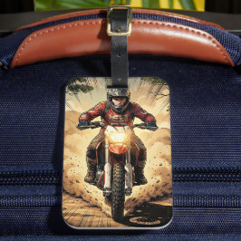Damm & Beslutsamhet Full gas Motocross Bagagebricka
