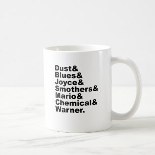 Damm & Blues & Joyce & Smothers & Mario & Chemical Kaffemugg