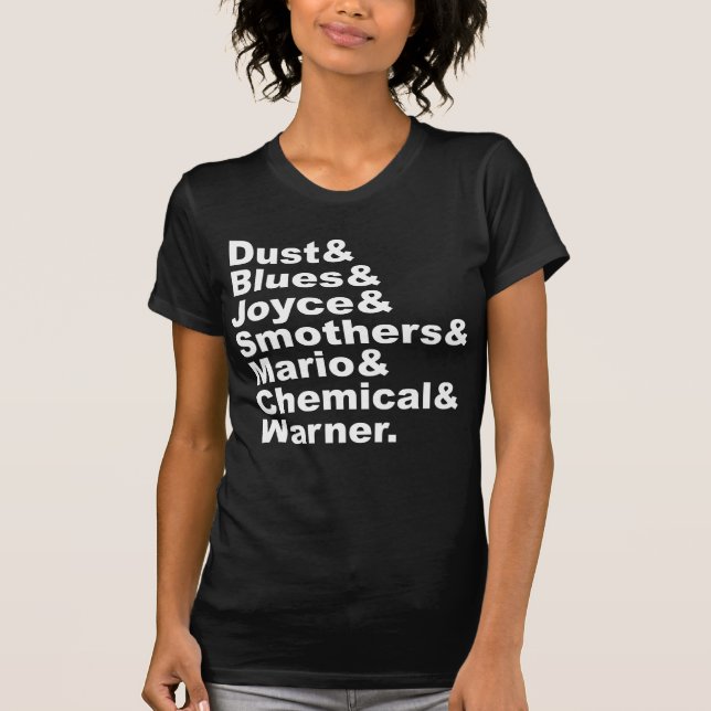 Damm & Blues & Joyce & Smothers & Mario & Chemical T-shirt (Framsida)