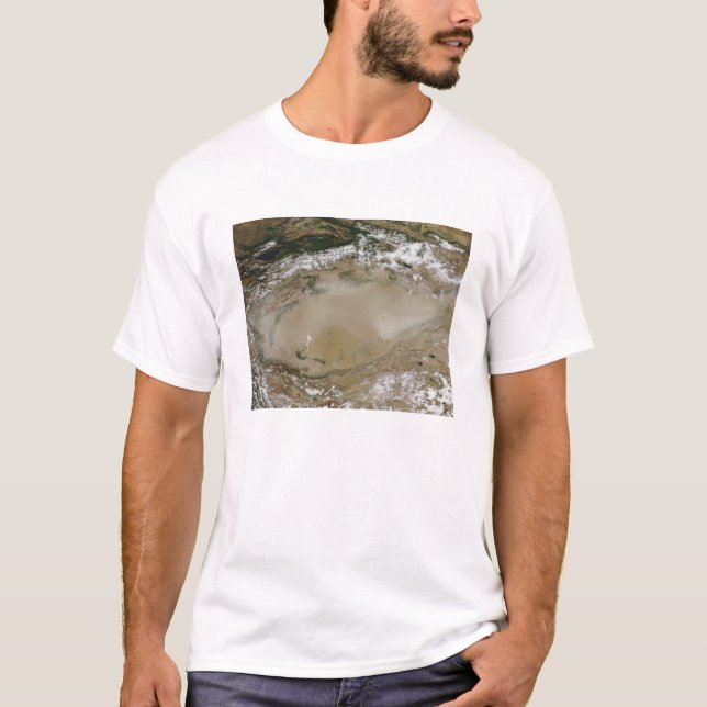 Damm i Taklimakan Desert, Western China Tee Shirt (Framsida)