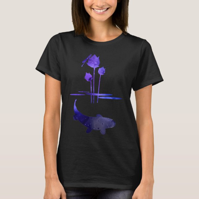 Damm / Koi Silhuett T Shirt (Framsida)