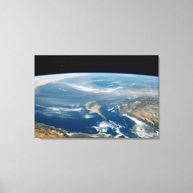 Damm över Medelhavet och Cypern Canvastryck (Framsida)