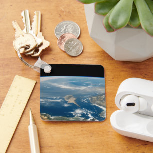 Damm över Medelhavet och Cypern Nyckelring