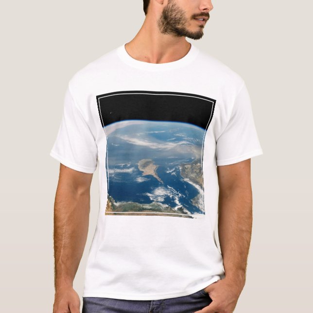 Damm över Medelhavet och Cypern T Shirt (Framsida)