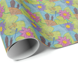 Damm scen - Inpackningspapper Presentpapper