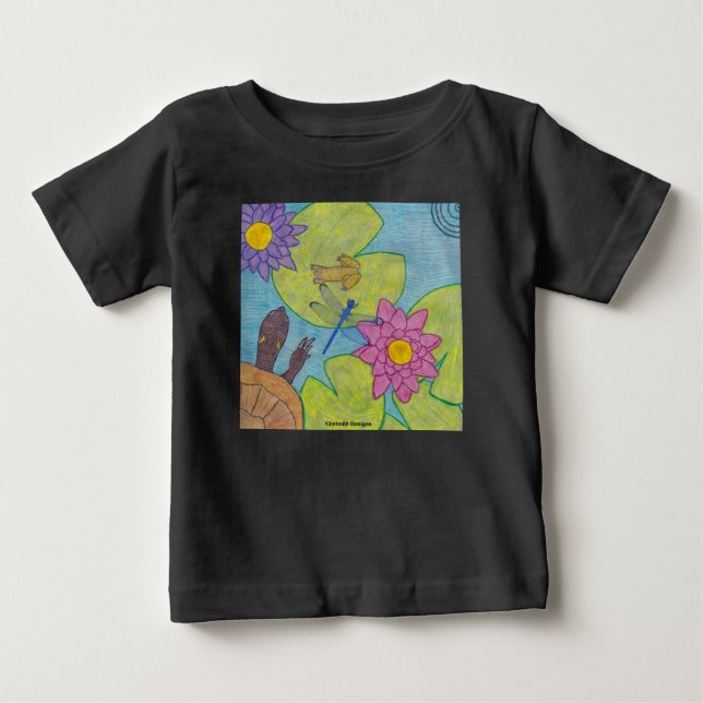 Damm scen (livfull) - Baby T-Shirt (Framsida)