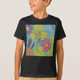 Damm scen (livfull) - Pojkars grundläggande t-shir T Shirt