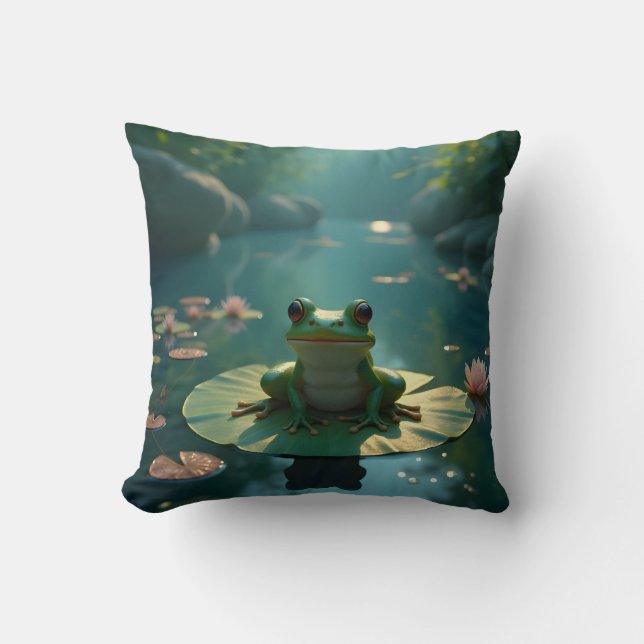Damm Sentinel – Groda Wildlife Art Kuddinkast Kudde (Framsida)