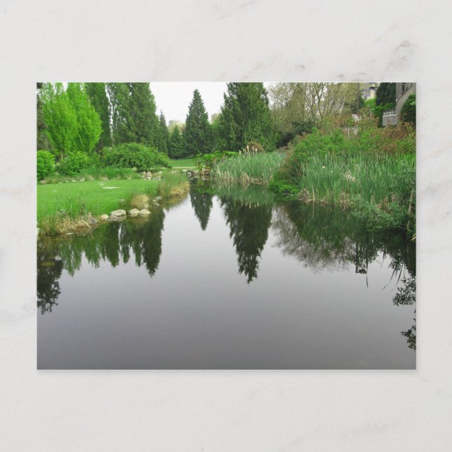 Damm vid Vancouver, BC vykort (Framsida)