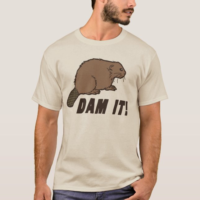 Dämma av det bäver tee shirt (Framsida)