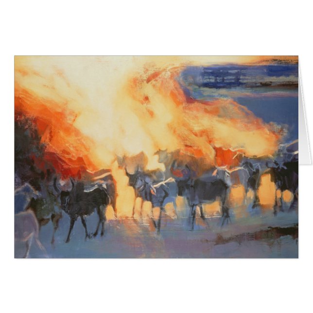 Damma av molnet Drung 1996 Hälsningskort (Framsidan Horizontal)